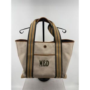 Paravel Cabana‎ Tote Bag Women's Shandy Large Monogrammed VGUC